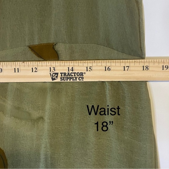 Sacred Threads Boho Artsy Sleeveless Maxi Shift Dress Size L Olive Green & Brown - Picture 6 of 11